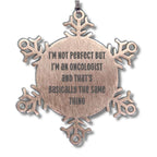 Oncologist Gifts, Snowflake Ornament, Funny Quote, Christmas Unique Gifts from Friends