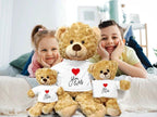 You and Me - Plush Lamb, Panda, or Teddy Bear with Tee Shirt Romantic Gift for Sweetheart