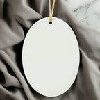 Operator Gifts for Friends, Funny Oval Ornament 'I'm Not Perfect But I'm An Operator And That's Basically The Same Thing', Christmas Unique Operator Presents