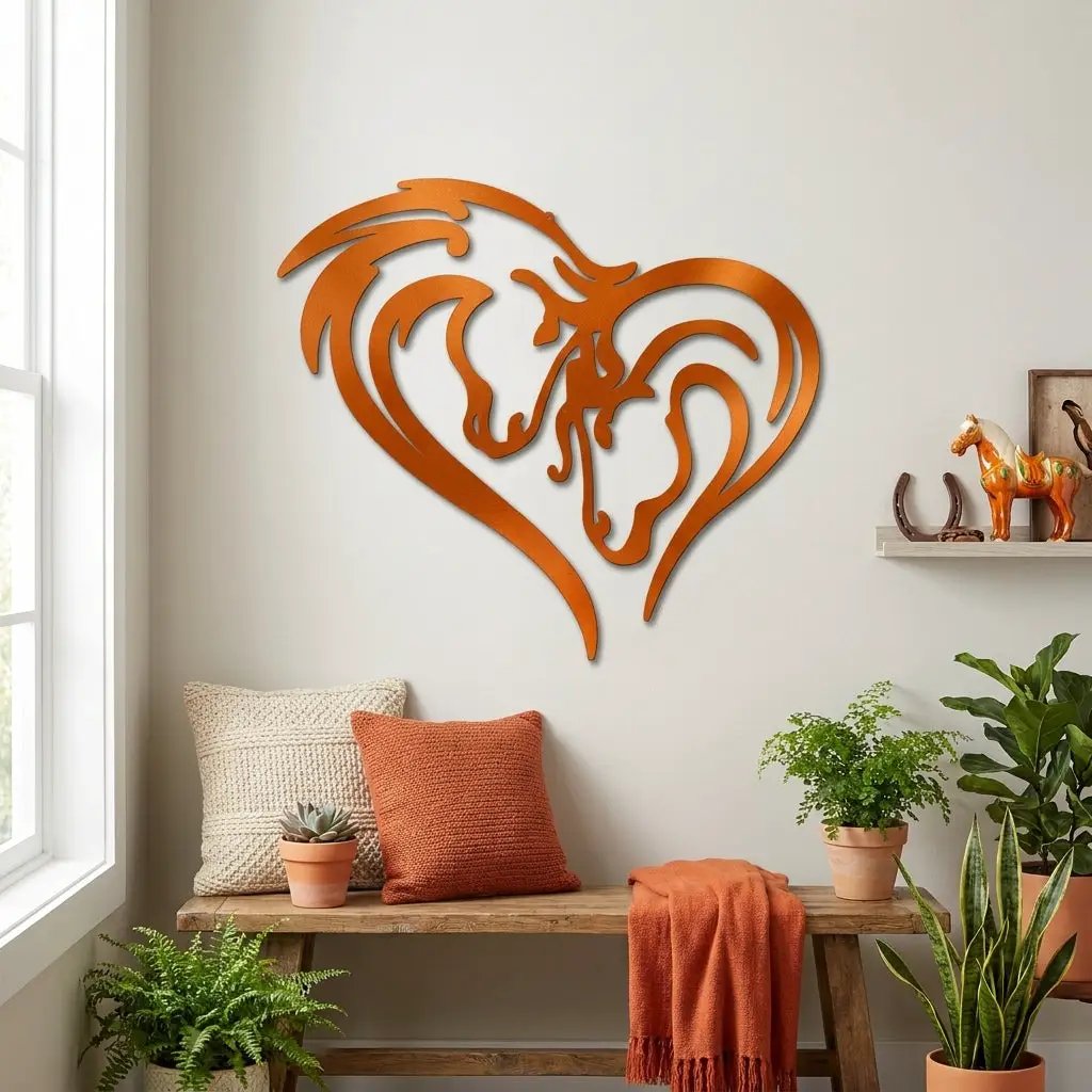 Horse Love Steel Wall Sign