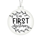 Our First Christmas Acrylic Keepsake Ornament