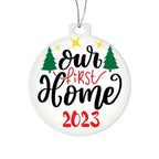 Our First Home Acrylic Keepsake Ornament