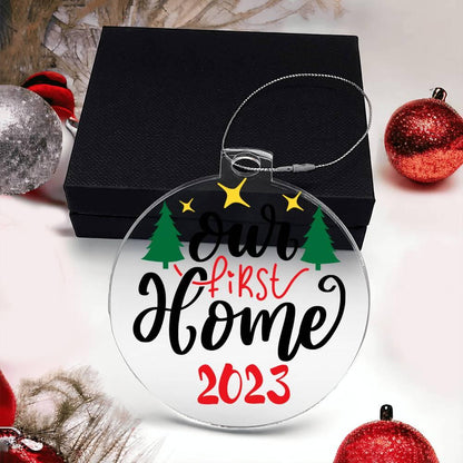 Our First Home Acrylic Keepsake Ornament