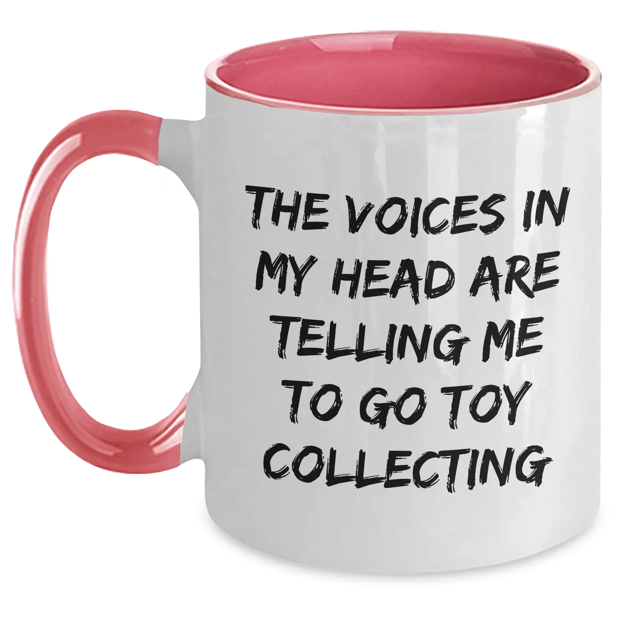 Funny Toy Collecting Gifts from Men to Men: Two Tone Coffee Mugs with Inspirational Quote for Toy Collecting Enthusiasts, Perfect for Father's Day Unique Gifts