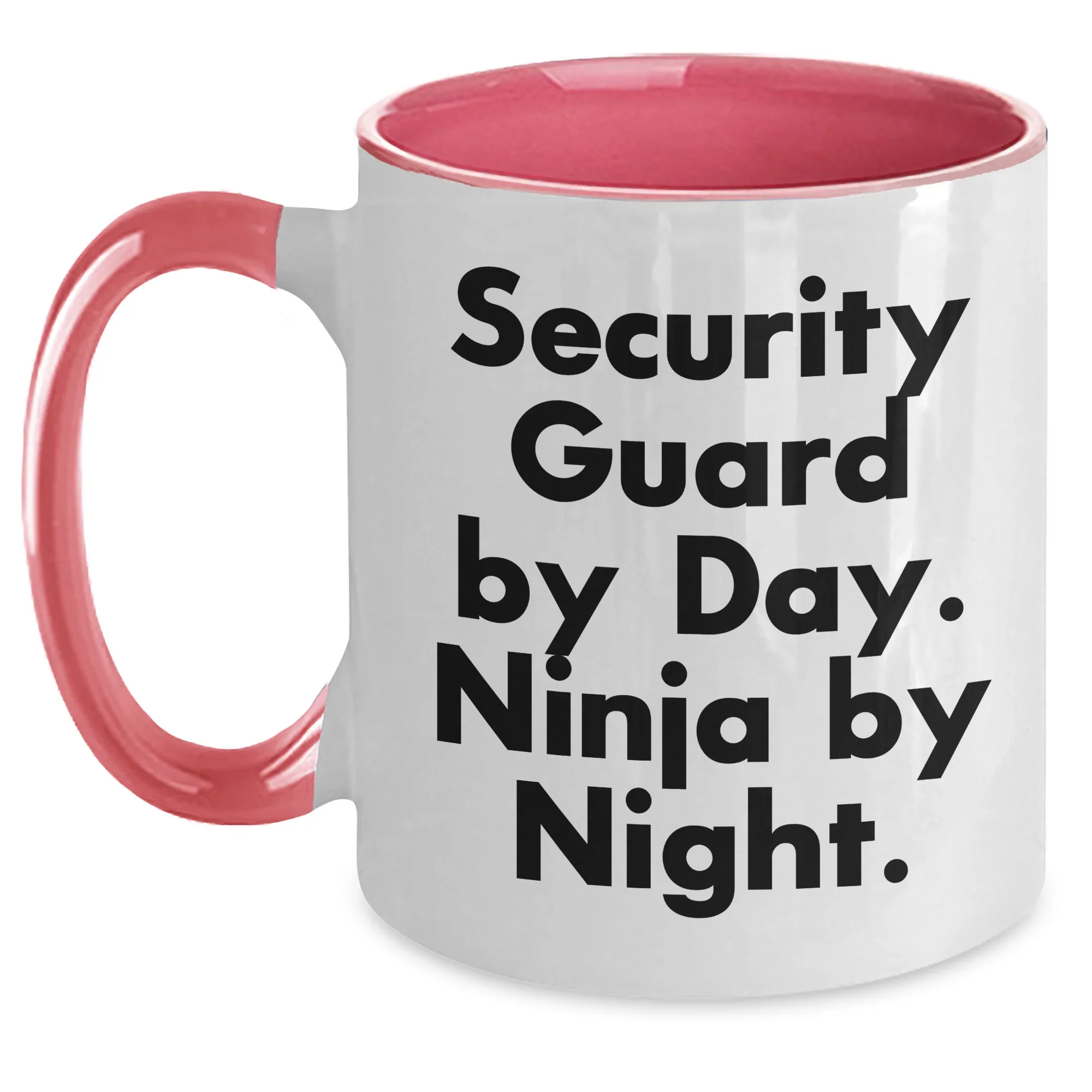 Security Guard By Day Funny Two Tone Coffee Mugs Gifts from Men to Security Guard Graduation Unique