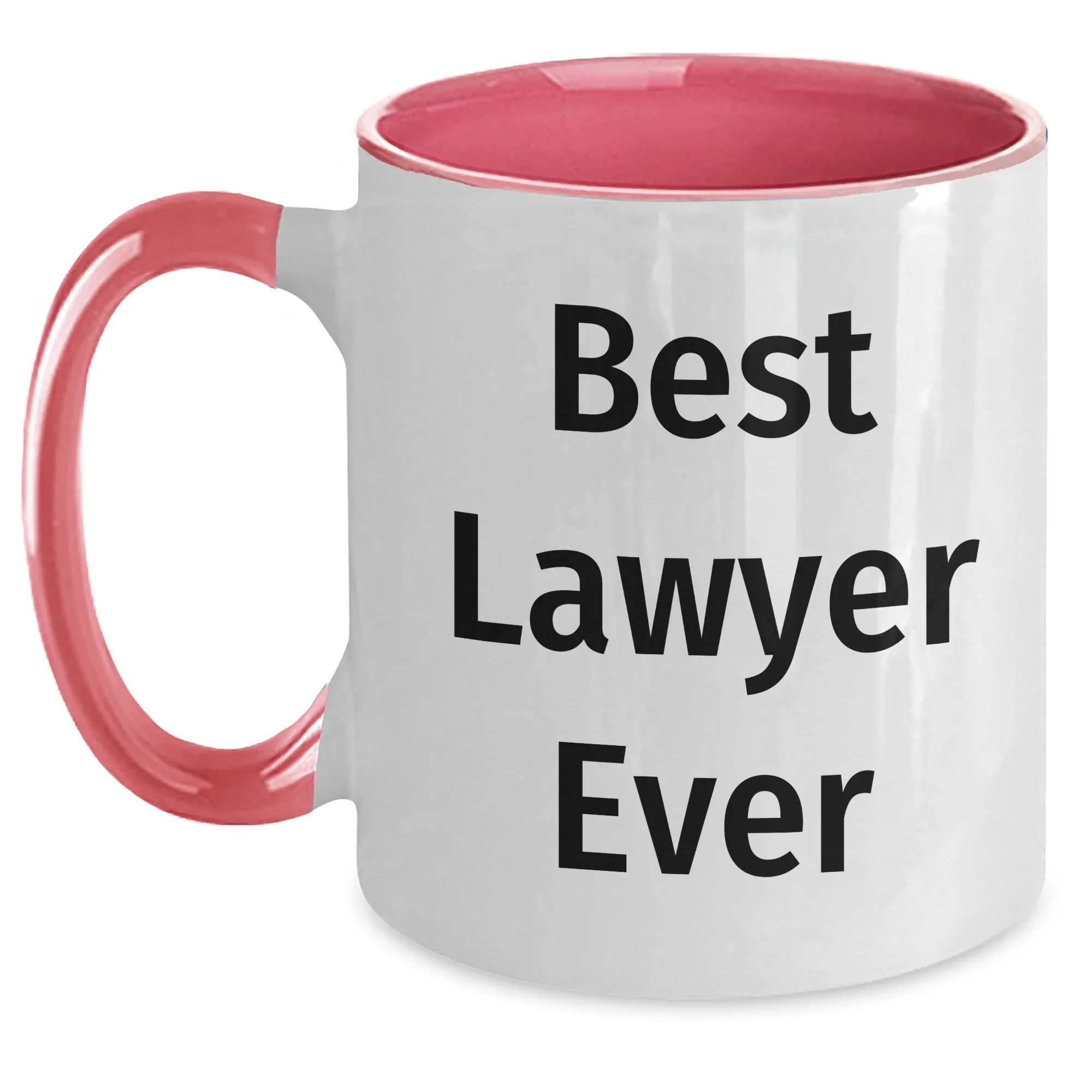 Funny Lawyer Gifts for Mom, 'Best Lawyer Ever' Two Tone Coffee Mug, Unique Mother's Day Unique Gifts from Women to Lawyer Friends