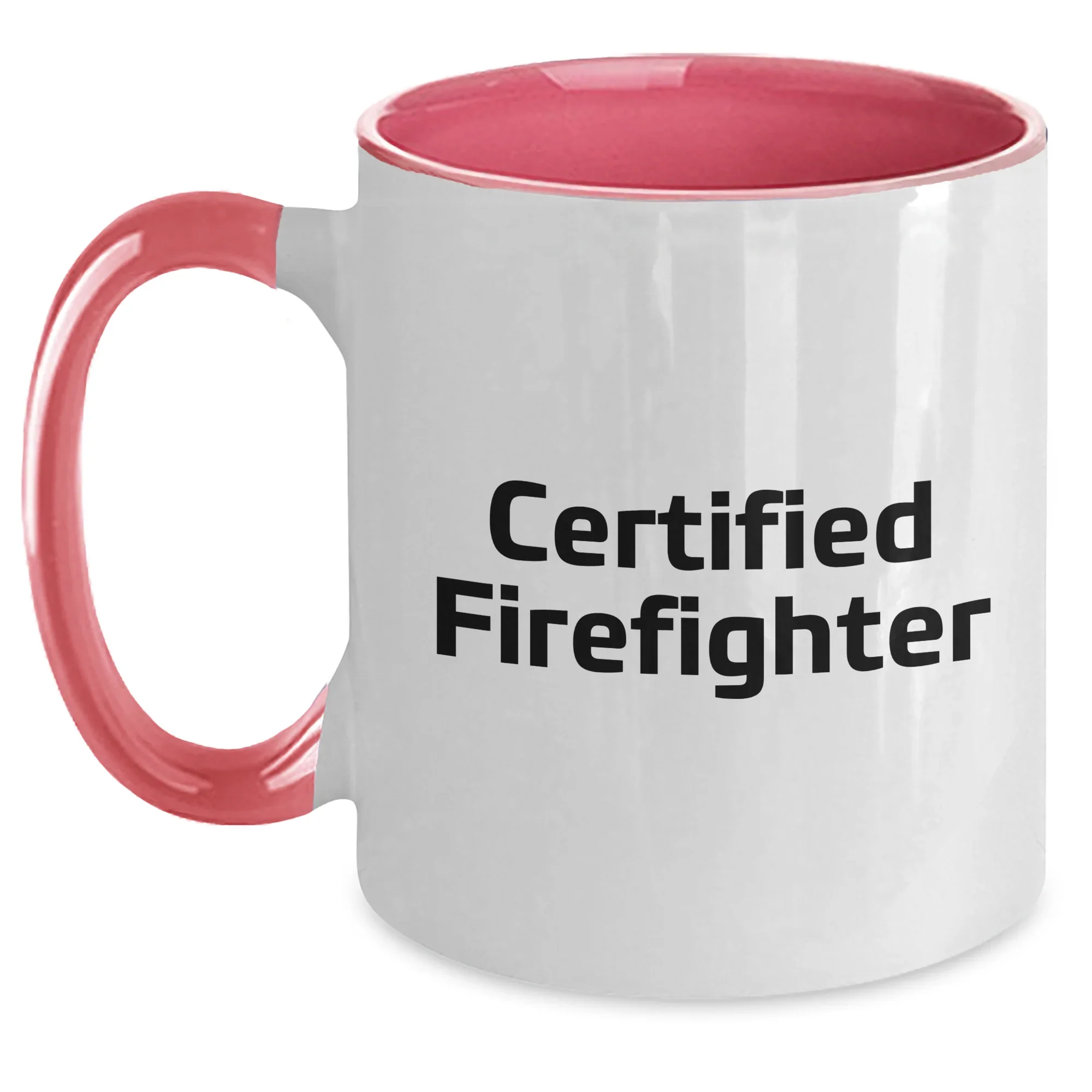 Funny Firefighter Gifts from Family - Two Tone Coffee Mug for Mother's Day