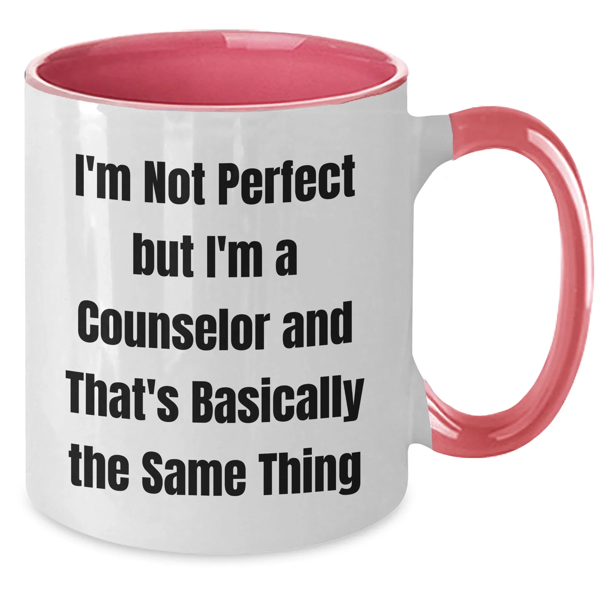 Counselor Quotes Funny Two Tone Coffee Mug Gifts from Men to Counselors on Mother's Day, Unique Counselor Gift