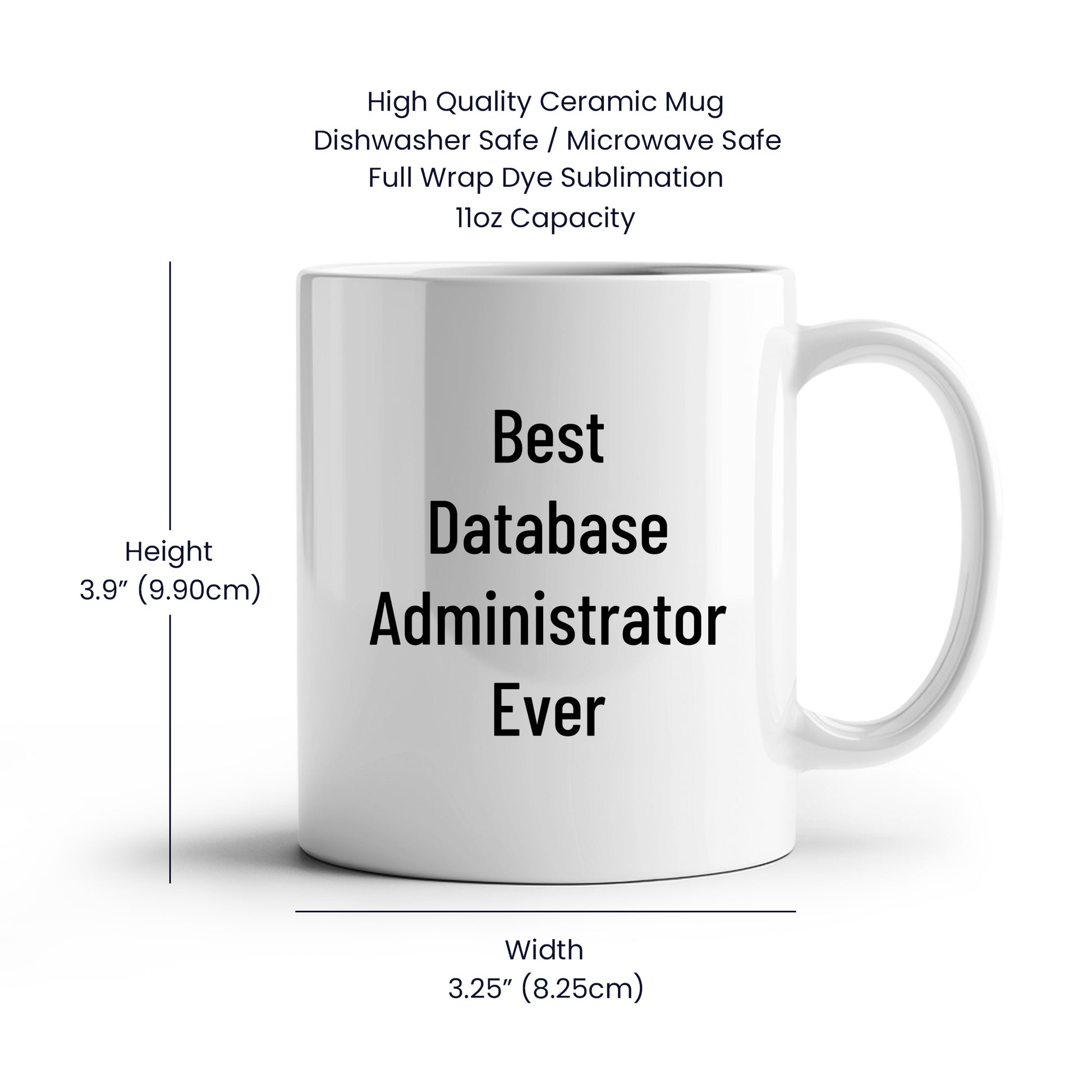 Funny Database Administrator Gifts for Men, Women, Friends, Coworkers - Best White Coffee Mug for Graduation - Mallard Moon Gift Shop