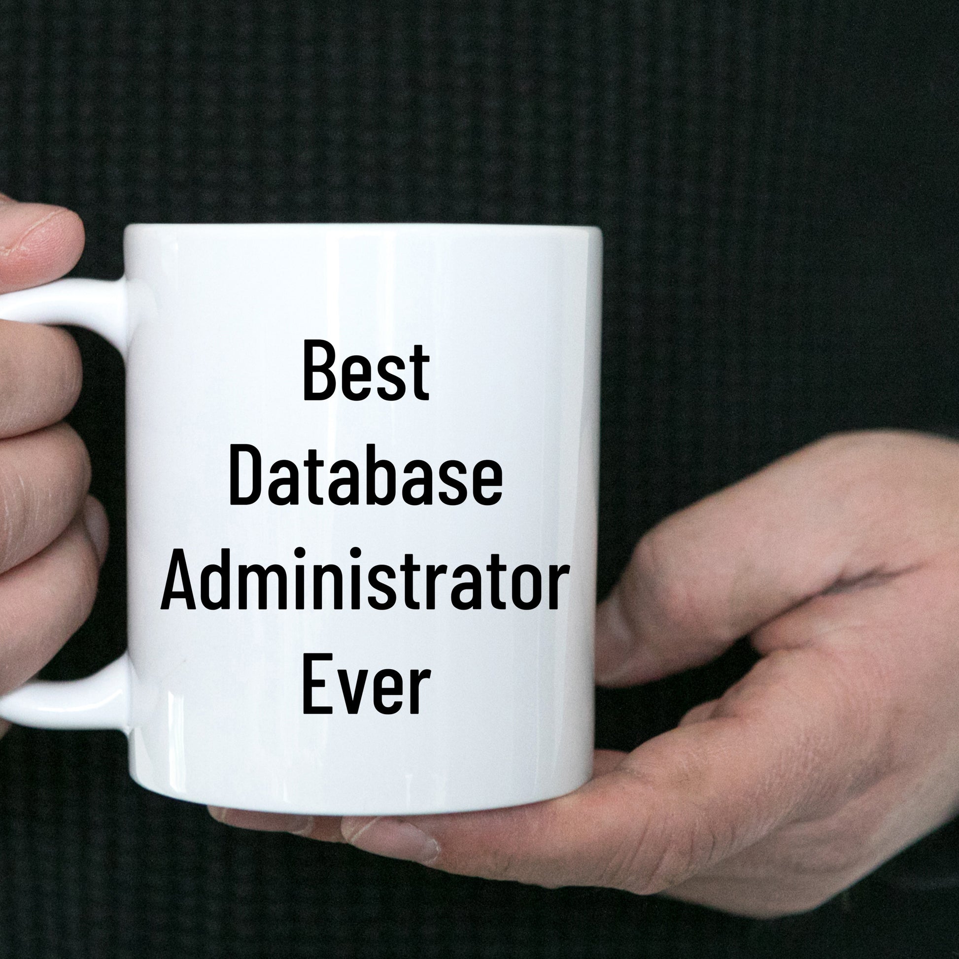 Funny Database Administrator Gifts for Men, Women, Friends, Coworkers - Best White Coffee Mug for Graduation - Mallard Moon Gift Shop