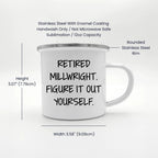 Millwright Camping Mug Figure It Out Yourself Graduation Gift