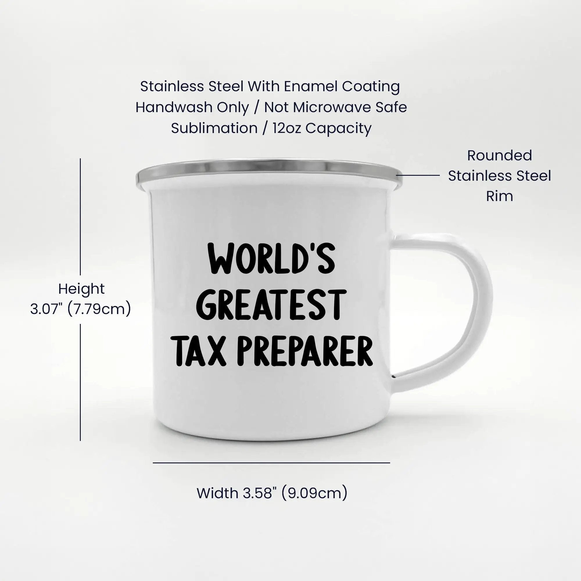 Tax Preparer World's Greatest Camping Mug Graduation Gift