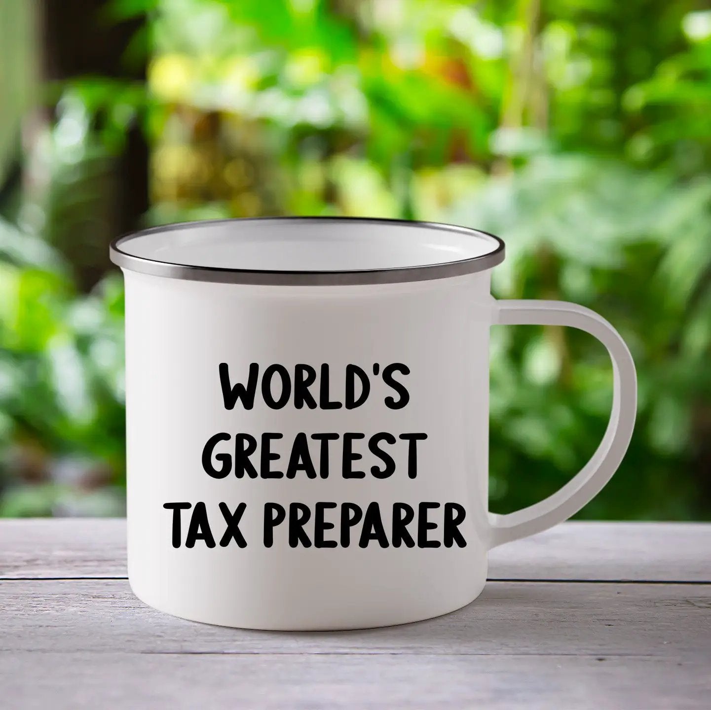 Tax Preparer World's Greatest Camping Mug Graduation Gift