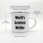 Epic Welder Camping Mug With Permanent Quote World's Greatest Welder