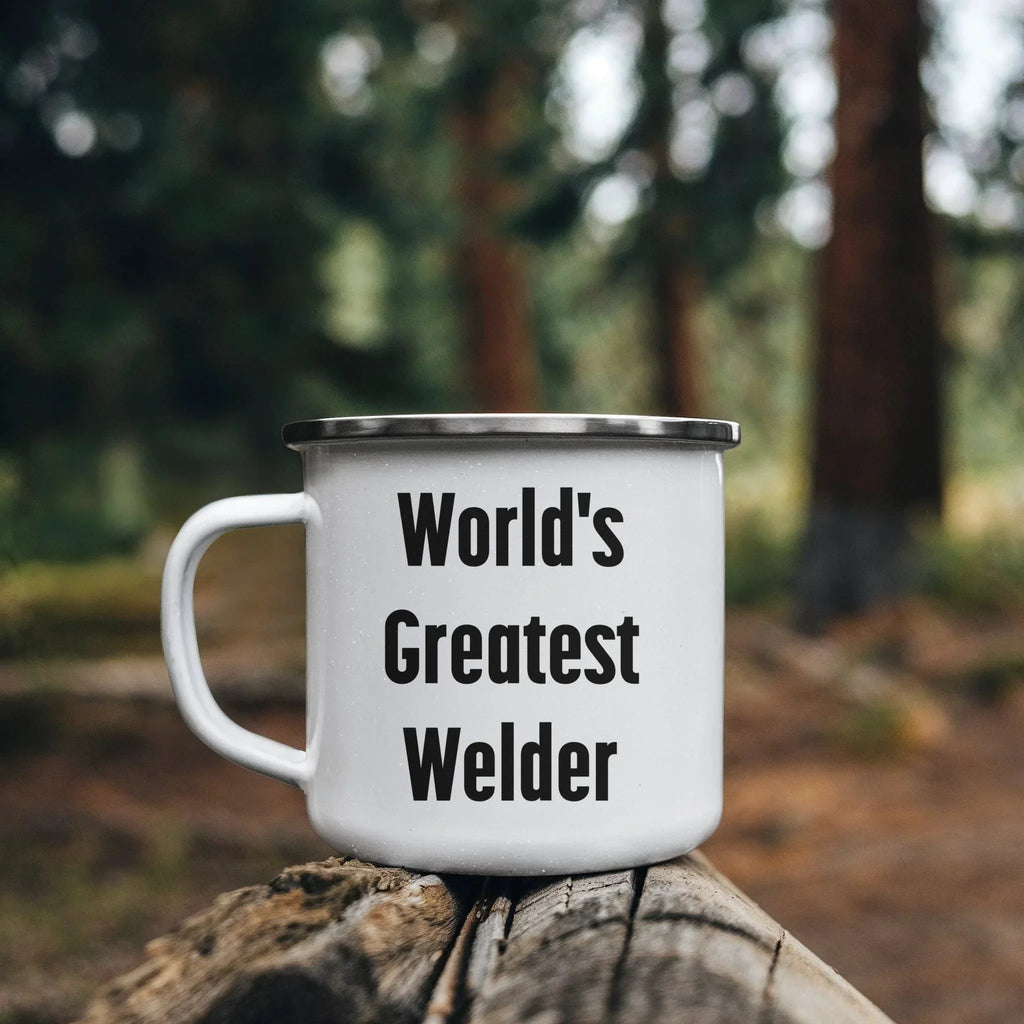 Epic Welder Camping Mug With Permanent Quote World's Greatest Welder