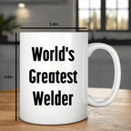 Epic Welder Mug With Funny Quote Keeps Coffee Hot Daily