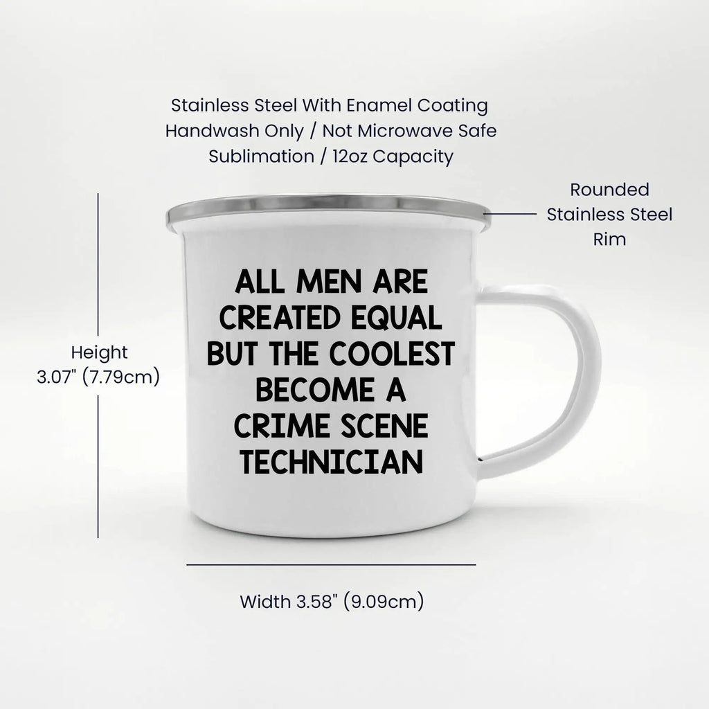 Crime Scene Technician Camping Mug The Coolest Grad Gift