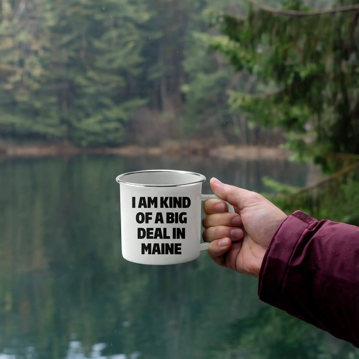 Maine Fan Camping Mug I Am Kind Of A Big Deal In Maine Graduation Gift