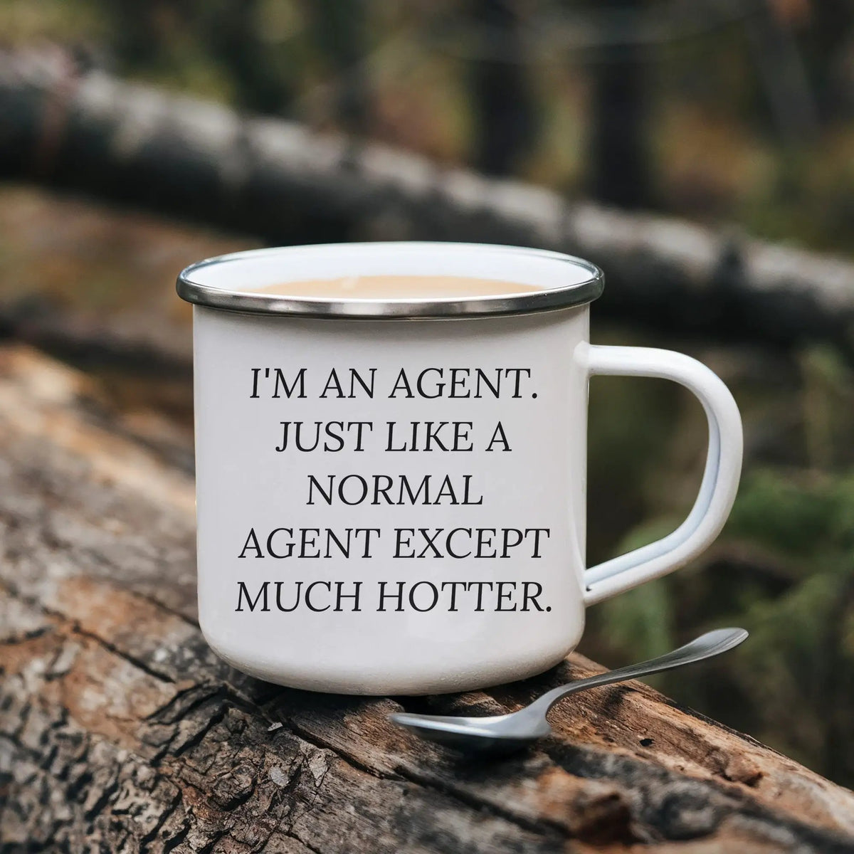 Agent Camping Mug Just Like A Normal Agent Except Much Hotter Perfect Gift