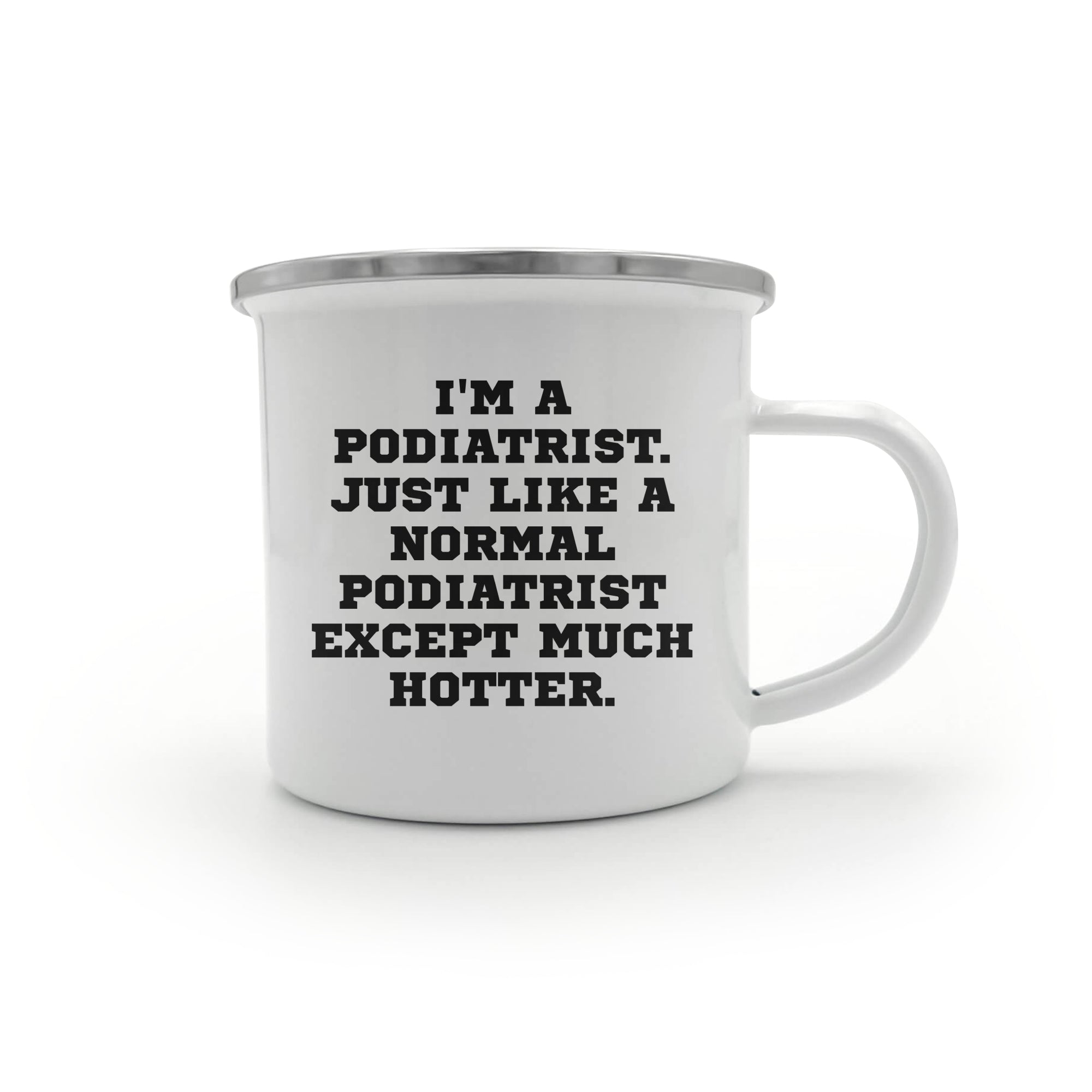 Cheerful Podiatrist Camping Mug With Insulated Stainless Steel Keeps Coffee Hot