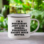 Cheerful Podiatrist Camping Mug With Insulated Stainless Steel Keeps Coffee Hot