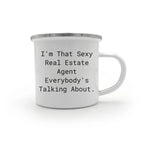 Real Estate Agent Gifts, Funny Inspirational Quote, Camping Mug for Graduation, Gifts from Friends to Real Estate Agent