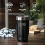 Funny Maintenance Worker Gifts from Friends for Men - I'm Not Perfect Tumbler, 20oz/30oz Vacuum-Insulated, Stainless Steel Powder Coated, Graduation Unique Gifts