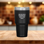 Staffordshire Bull Terrier Dog Lovers Inspired Funny Gifts for Him Her Time Spent With My Staffordshire Bull Terrier Is Never Wasted Tumbler