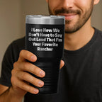 Rancher Gifts Funny Quote Tumbler for Favorite Rancher - Gifts from Men to Rancher, Unique Graduation Gifts for Him