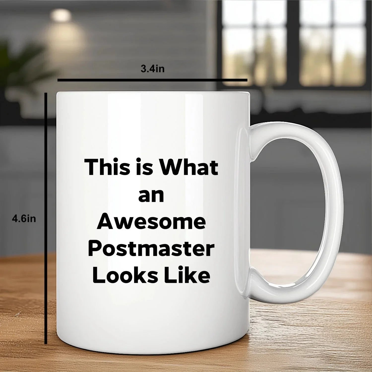 Postmaster Gifts from Friends, Fun Inspirational Quote White Coffee Mug, Graduation Unique Gifts for Him or Her