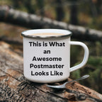 Postmaster Gifts from Friends - This Is What An Awesome Postmaster Looks Like, Camping Mug for Graduation Unique Gifts