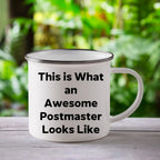 Postmaster Gifts from Friends - This Is What An Awesome Postmaster Looks Like, Camping Mug for Graduation Unique Gifts