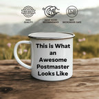 Postmaster Gifts from Friends - This Is What An Awesome Postmaster Looks Like, Camping Mug for Graduation Unique Gifts
