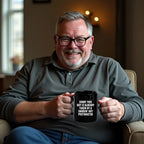 Funny Postmaster Gifts, Sorry This Guy Is Already Taken by a Smokin' Hot Postmaster Black Coffee Mug, Father's Day Unique Gifts from Friends to Men