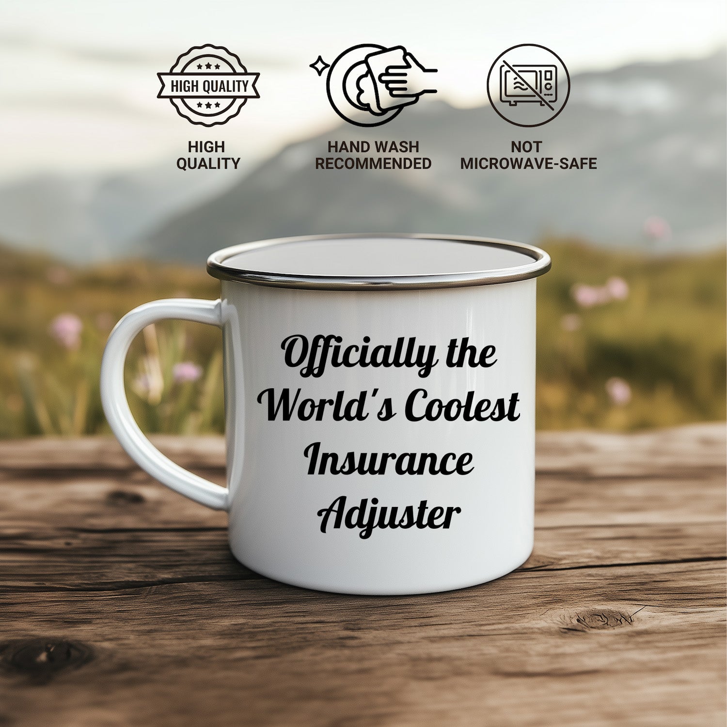 Funny Gift for Insurance Adjuster Friends from Coworkers - Christmas Unique Mugs for Insurers, Camping, Men, Women, Gifts for Insurers - Mallard Moon