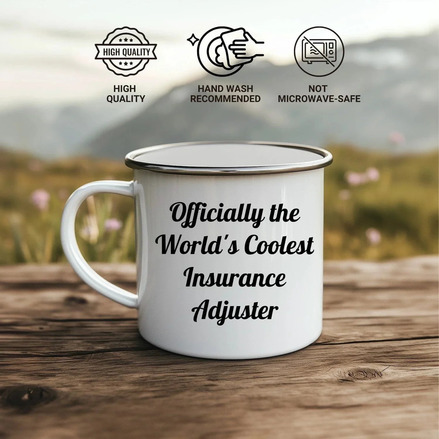 Funny Gift for Insurance Adjuster Friends from Coworkers - Christmas Unique Mugs for Insurers, Camping, Men, Women, Gifts for Insurers