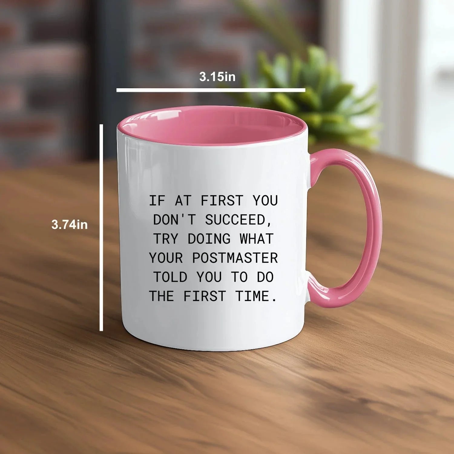 Funny Postmaster Gifts for Men, Women, Friends, or Family - Christmas Unique Two Tone Coffee Mugs with Inspirational Quote, Funny Gifts from Postmaster