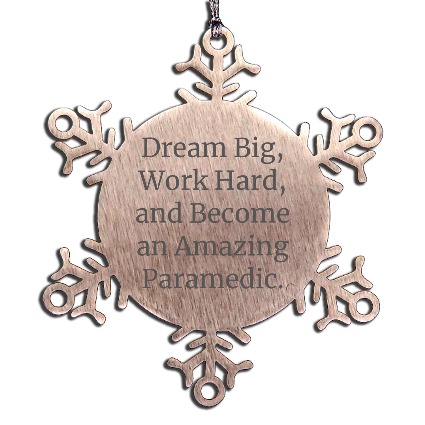 Funny Paramedic Christmas Snowflake Ornament Gifts from Friends for Paramedics