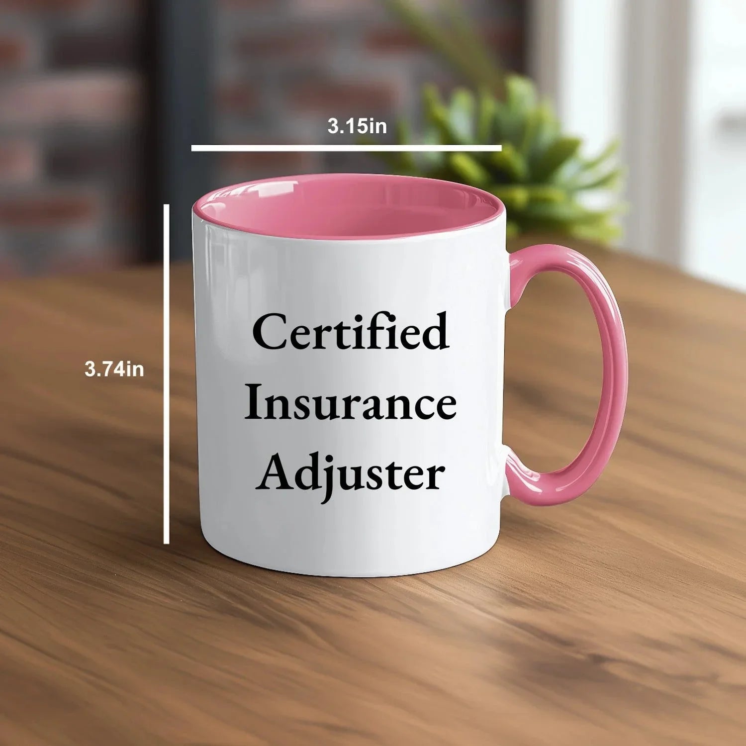 Funny Quote Certified Insurance Adjuster Gifts from Mom for Insurance Adjusters, Two Tone Coffee Mug, Unique Mother's Day Unique Gifts for Insurance Adjuster Friends and Family