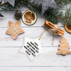 Maintenance Worker Mom Star Ornament Gifts from Family, Christmas Unique Presents for Her, Fun and Cute Decorations
