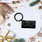 Archaeologists Gifts for Dad, Keychain for Men, Funny Quote 'Archaeologists By Day, World's Best Dad By Night.', Graduation Unique Gifts