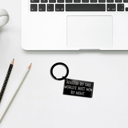 Advisor Gifts - Funny Keychain, Gifts from Mom, for Advisor, Graduation Unique Gifts - Mallard Moon Gift Shop