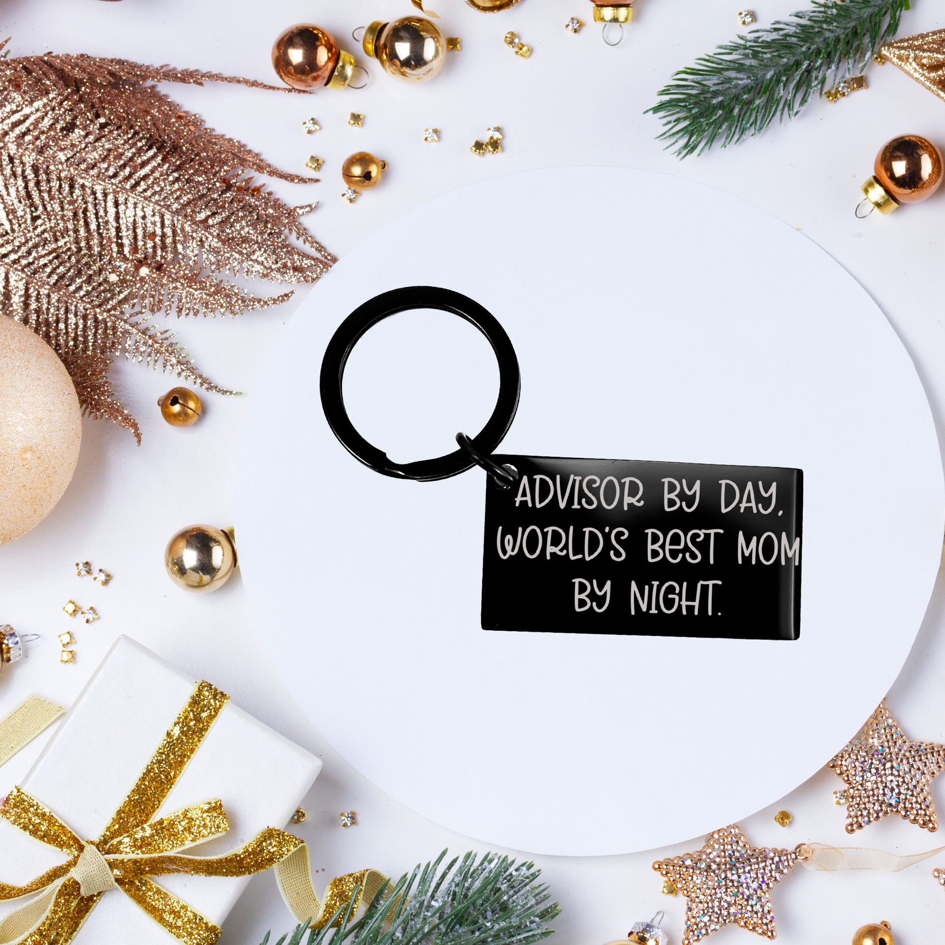 Advisor Gifts - Funny Keychain, Gifts from Mom, for Advisor, Graduation Unique Gifts - Mallard Moon Gift Shop