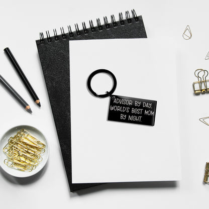 Advisor Gifts - Funny Keychain, Gifts from Mom, for Advisor, Graduation Unique Gifts - Mallard Moon Gift Shop