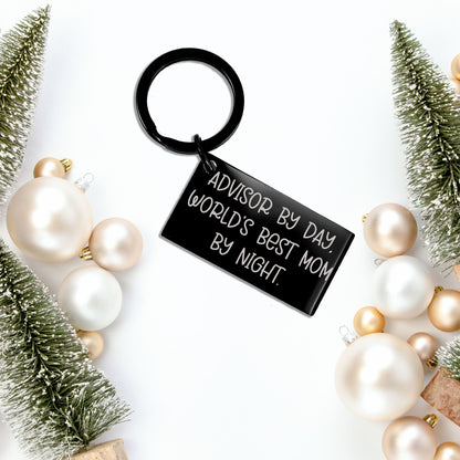 Advisor Gifts - Funny Keychain, Gifts from Mom, for Advisor, Graduation Unique Gifts - Mallard Moon Gift Shop