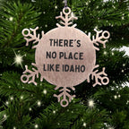 Idaho Snowflake Ornaments - There's no place like Idaho