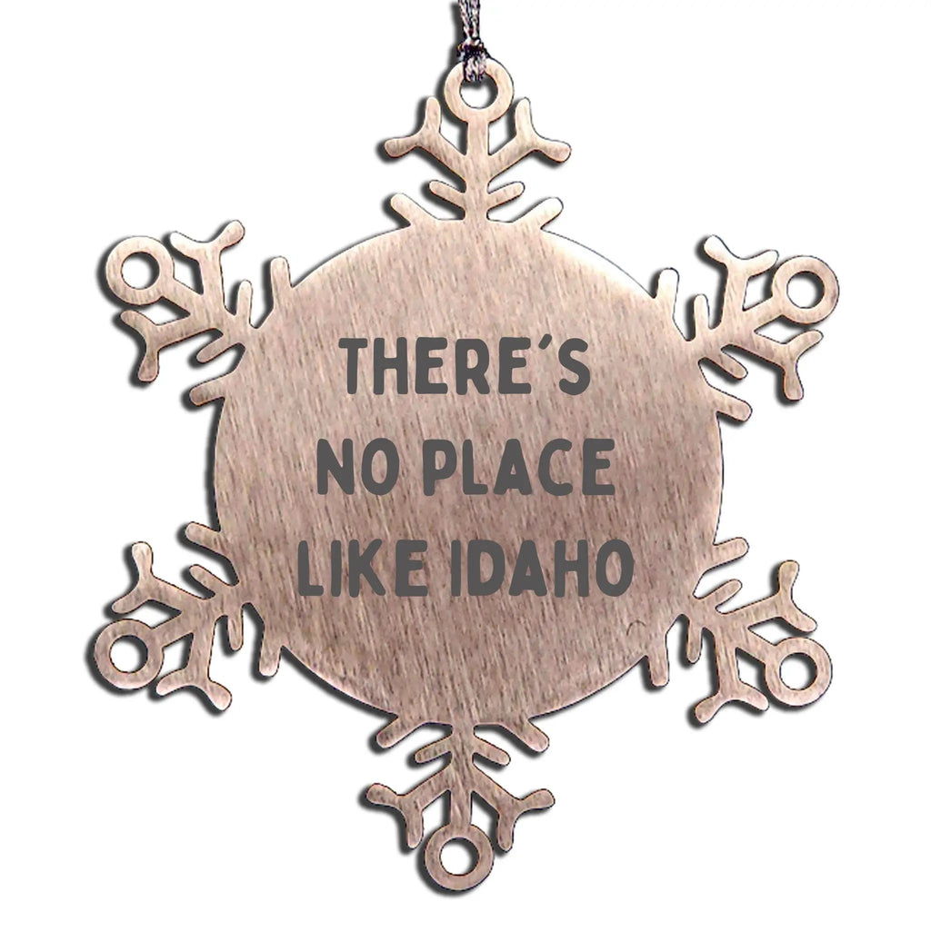 Idaho Snowflake Ornaments - There's no place like Idaho