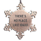 Idaho Snowflake Ornaments - There's no place like Idaho