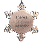 Idaho Christmas Tree Snowflake Ornaments - There's No Place Like Idaho