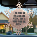 Funny Havanese Dog Mom Snowflake Christmas Ornament - I'm Not A Regular Mom. I'm A Havanese Mom.
